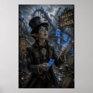 Poster Frisson / Magicien / Montagnes Russes
