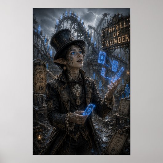 Poster Frisson / Magicien / Montagnes Russes (Devant)