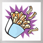 Poster frites (Devant)