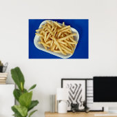 Poster frites britanniques (Bureau à domicile)