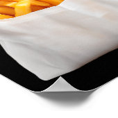 Poster Frites frites drôle de costume de nourriture d'Hal (Coin)