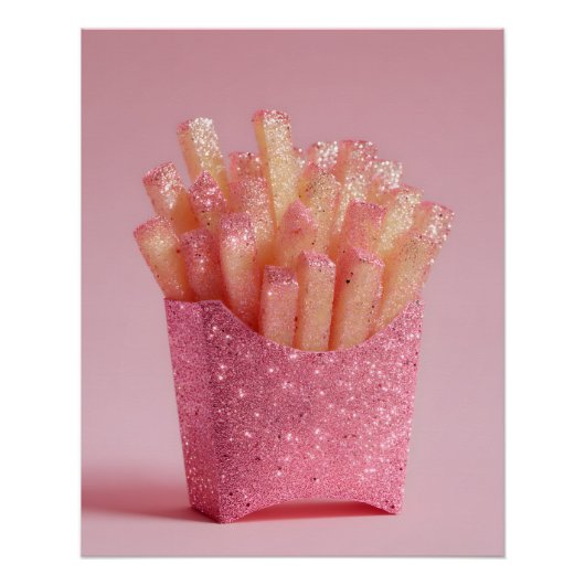 Poster Frites scintillantes (Devant)