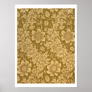 Poster Fritillary Wallpaper design, 1885