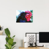 Poster Frizzle noir (Bugsy) (Bureau à domicile)