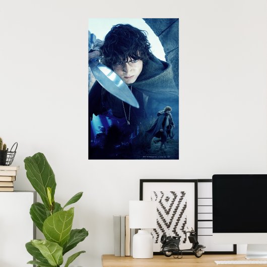 Poster FRODO™ avec épée (Bureau à domicile)