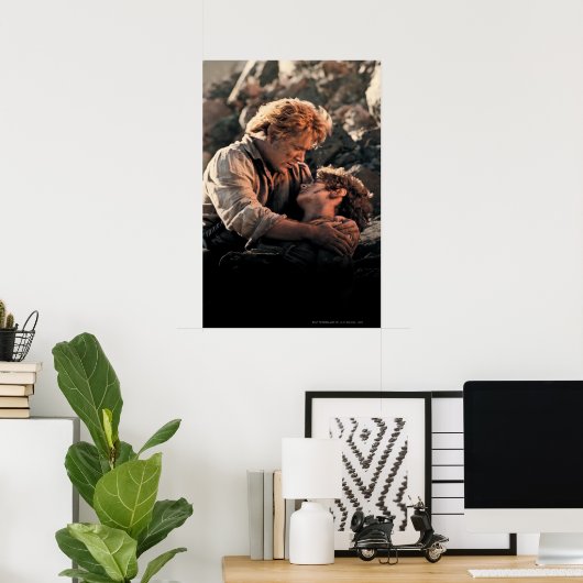 Poster FRODO™ dans les bras de Samwise (Bureau à domicile)