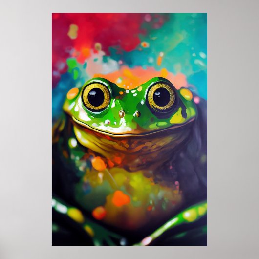 Poster Frog Animal Discovery Aventure Nature Planet Oreil (Devant)