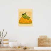 Poster Frog dormant sur Gold Hill (Cuisine)