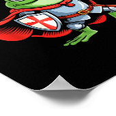 Poster Frog Knight Hourra Citation de mème d'épée drôle M (Coin)