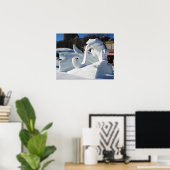 Poster Frog Snow Sculpture, Québec, Canada (Bureau à domicile)