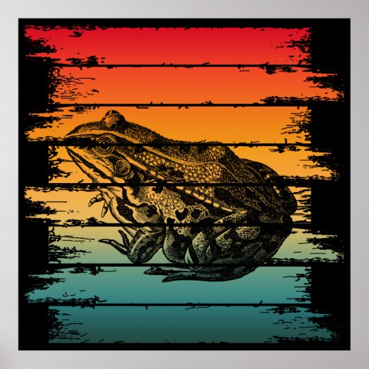 Poster FROG vintage (Devant)
