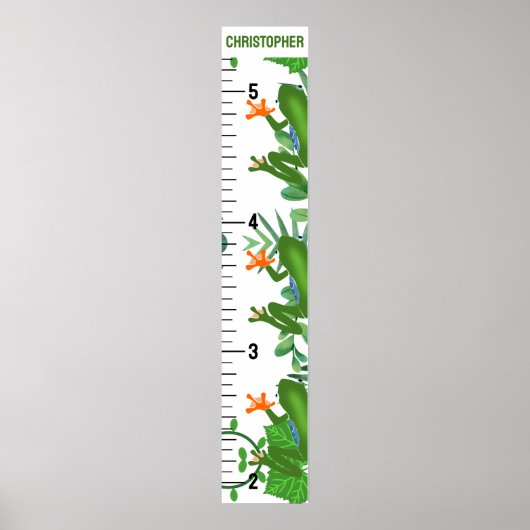 Poster Frog Wild Growth Chart (Devant)