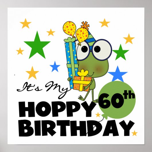 Poster Froggie Hoppy 60e anniversaire (Devant)