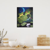 Poster froggies et koi (Cuisine)