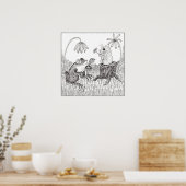 Poster Froggy Est Allé À A-Courtin' (Cuisine)