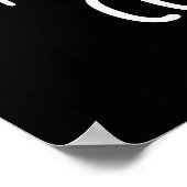 Poster Froid Brew Funny Congélateur de café Pun Dark BG (Coin)