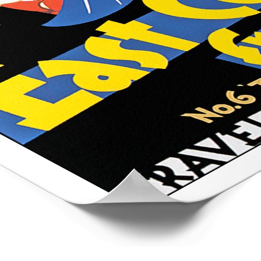 Poster Frolite de la côte Est (Coin)