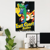 Poster Frolite de la côte Est (Bureau à domicile)
