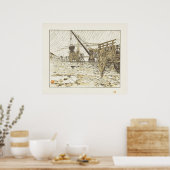 Poster From the Quai de Passy, in the Rain (Cuisine)