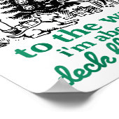 Poster From The Windows To The Walls Funny Christmas Tree (Coin)