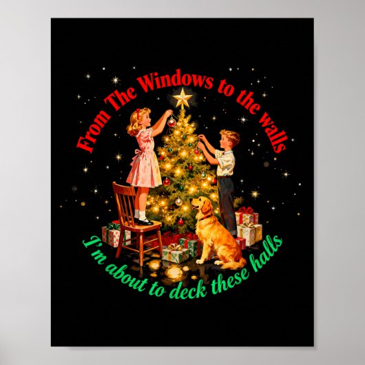 Poster From Windows To The Walls Deck These Halls Holiday (Devant)