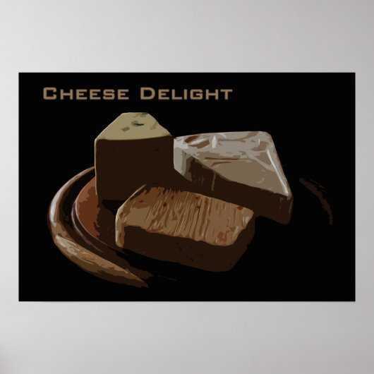 Poster Fromage délicieux (Devant)