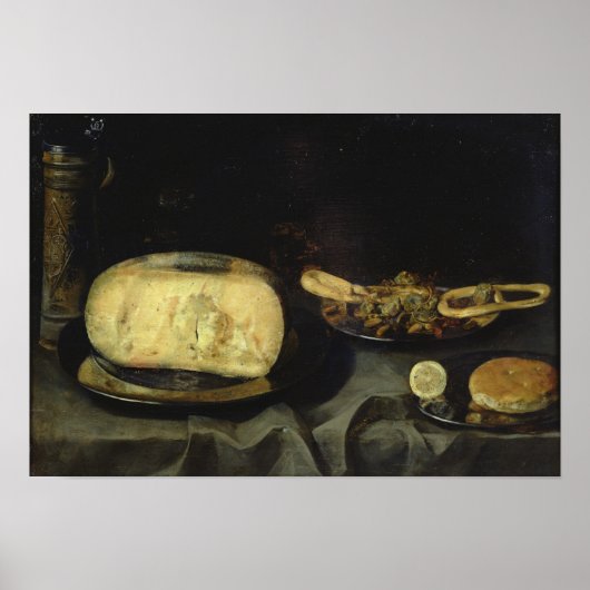 Poster Fromage et dessert sec (Devant)