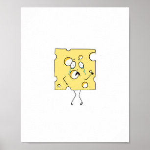 Poster Fromage Gouda, thème fromage