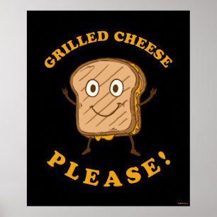 Poster Fromage Grillé S'il vous plaît