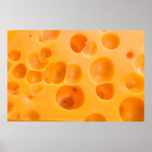 Poster Fromage isolé.