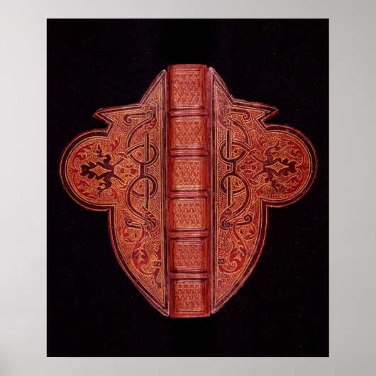 Poster Front cover of a Book of Hours in Latin (Devant)