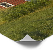 Poster Front de la grange rouge (Coin)