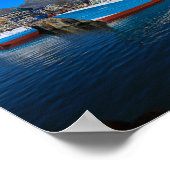 Poster Front de mer du Cap en Afrique du Sud SA Architect (Coin)