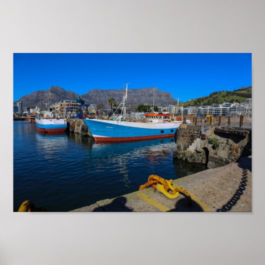 Poster Front de mer du Cap en Afrique du Sud SA Architect (Devant)