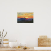Poster Front Range Sunrise, Colorado (Cuisine)