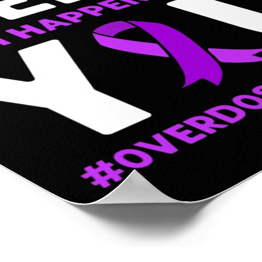 Poster Front. Sensibilisation aux surdoses 4 (Coin)