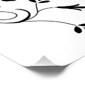 POSTER FRONTIÈRE DE JÉSUS FLORAL CORNER (Coin)