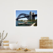 Poster frontière du quai de sydney bridge (Cuisine)