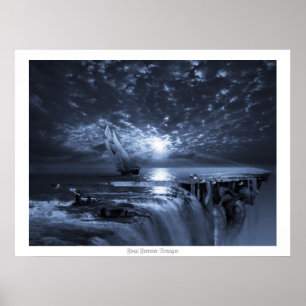 Poster Frontière finale Voyager. La société plate de l