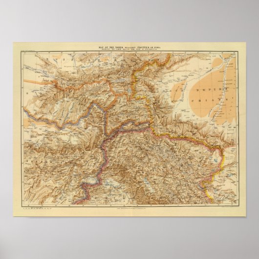 Poster Frontière Nord-Ouest de l'Inde (Devant)
