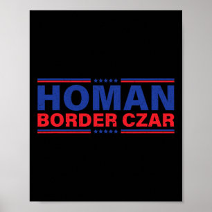Poster Frontière Tchèque Homan Trump Appui aux élections 