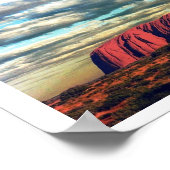 Poster frontière uluru (Coin)