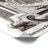 Poster Frontispiece à 'Il Saggiatore' par Galileo (Coin)