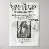 Poster Frontispiece à 'Les Propheties de M. Michel (Devant)