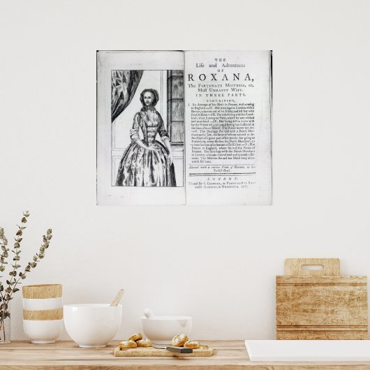 Poster Frontispiece à 'Roxana, le Fortunate (Cuisine)