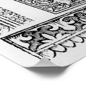 Poster Frontispiece au premier livre d'Utopia (Coin)