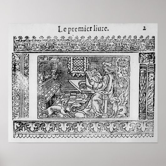 Poster Frontispiece au premier livre d'Utopia (Devant)