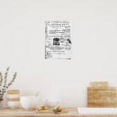 Poster Frontispiece de "La Défense et l'illustration (Cuisine)