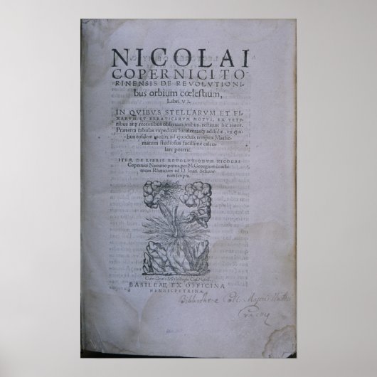 Poster Frontispiece de la deuxième édition (Devant)