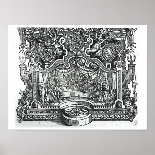 Poster Frontispiece de 'Messes' par Roland de Lassus (Devant)